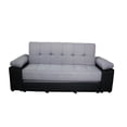 thumbnail image 1 of Sofá Cama Tu Espacio Muebles Karen Suede Gris Tacto piel, 1 of 4