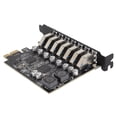 thumbnail image 3 of Carte d'Extension PCI Express, 7 Ports USB3.2 Opération Facile Carte d'Extension PCIE 7 Ports pour HDD, 3 of 8