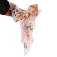 thumbnail image 5 of Unique Bargains 1 Pc Bow Flower Ribbon Hair Clips Pink, 5 of 5