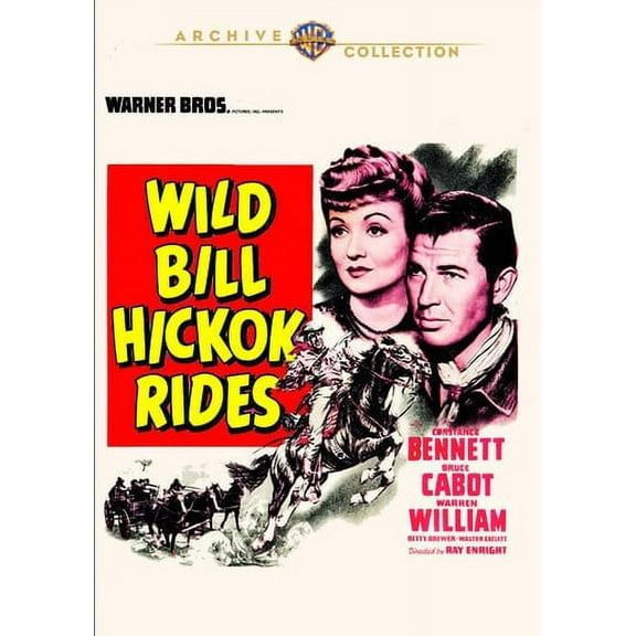 Wild Bill Hickok Rides (DVD), Warner Archives, Western