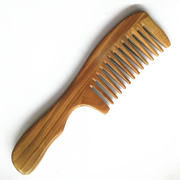 ACDANC Wooden Bamboo Hair Comb Massage Eco Friendly Sandalwood Wide Tooth Wood Comb