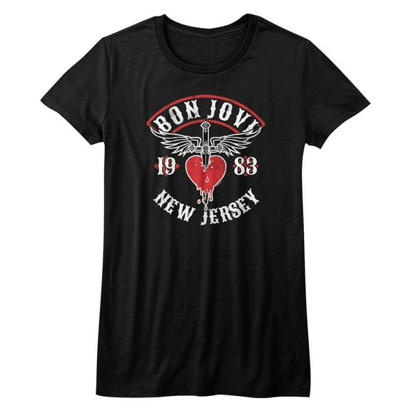 Bon Jovi Nj38 Black Women's T-Shirt