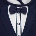 thumbnail image 3 of Full term newborn baby three-dimensional bow tie, saliva towel, waterproof gentleman bib, male baby soft rice bag, waterproof (406908-10-16), 3 of 7