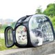thumbnail image 2 of Mochila Porta Gatos Portátil De Gran Capacidad Plegable Transpirable Cápsula Espacial De Mano Bolsas Transparentes para Exteriores Gris L, 2 of 6