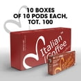 thumbnail image 3 of Italian Coffee Lungo Espresso Roast Coffee Pods, 100 Ct (10 Boxes Of 10), 3 of 4