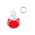 thumbnail image 2 of Flmtop Anti Lost Metal Dog Cat Collar Name Tag Engraving ID Owner Phone Address Pendant Red, 2 of 8