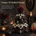 thumbnail image 5 of Beginner Patchwork Sewing Kit Halloween Black Cat Tree 7.48 Inch 3D Quilted Fabric Craft Set for Adults Holiday Tabletop Home Party Decor Gift, 5 of 10