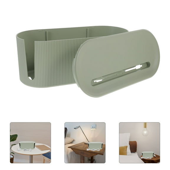 KALLORY Appliance Cord Organizer in Light Green PP for Home Use 1Pcs