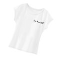 thumbnail image 3 of Camiseta de mujer con cuello redondo, camiseta básica femenina para caminar, acampar, oficina, playa XL, 3 of 8