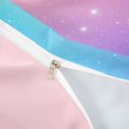 thumbnail image 4 of jejeloiu Pastel Star Pattern Twin Bedding Kids,Dreamy Print Duvet Cover Set For Girls,Reversible,2-Piece(No Comforter), 4 of 6