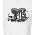 thumbnail image 3 of Mtv - Grave - Juniors Cropped Graphic T-Shirt, 3 of 5