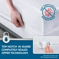 thumbnail image 5 of Guardmax Premium Box Spring Cover - Queen Size Waterproof and Bed Bug Proof Zippered Box Spring Encasement - 6 Side Absorbent Boxspring Protects Against Bed Bugs, Dust Mites, Dirt, Spills, and Stains, 5 of 9