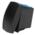 thumbnail image 1 of 5Pin On Off Switch, Multiple Protections Blue Backlit Marine Boat Rocker Switch Reinforced Back Design Universal  For 12-24V Vehicles Yachts SUV Trucks, 1 of 8