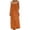 Orange, variant on GEWSEY Backless Cami Dresses for Women,Sleeveless Solid Color Lounge Dress Spaghetti Strap Flowy Summer Loose Maxi Sundress (Dark Green, XXL)