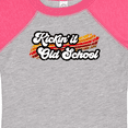 thumbnail image 4 of Inktastic Kickin' it Old School with Weathered Retro Stripe Boys or Girls Baby Bodysuit, 4 of 5