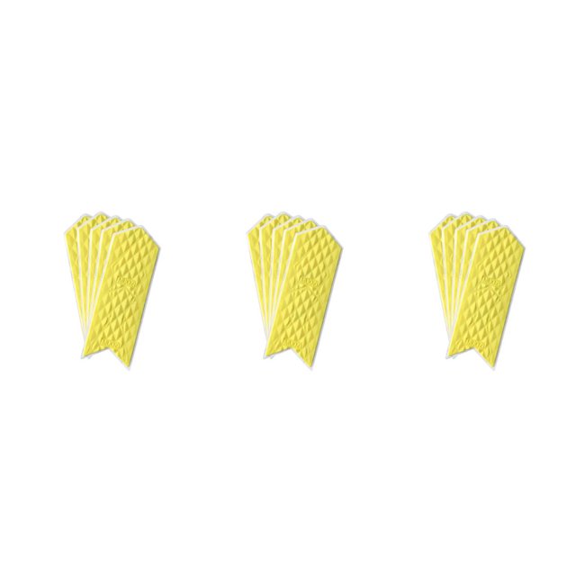 relayinert 5 Pieces Bike Sticker Bicycle Frame Guard Silicone Mountain Cycling Decals Anti-slip Chassis Cover Rhombus Pattern Small Yellow 5Pieces 3Set
