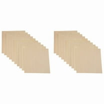 20Pcs 20X20X0.2cm Basswood Sheets Unfinished Wood Board, Rectangle Blank Wooden, Wooden Cutouts for Crafts