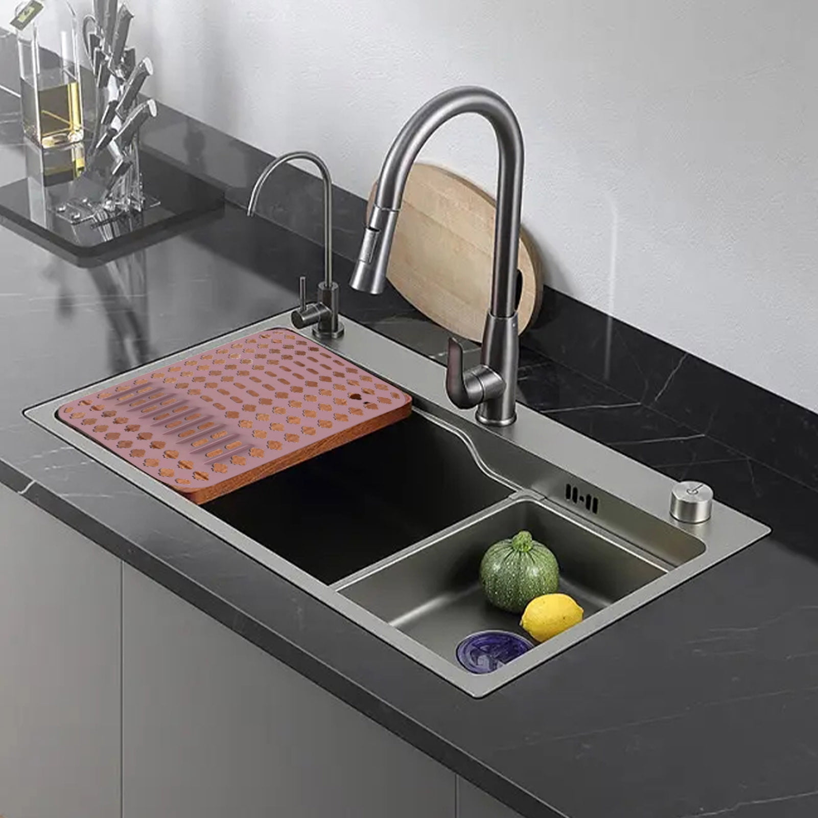 Multifunctional Utensil Drainage Mat Protecting Table Top Simple Mat