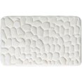 thumbnail image 1 of Alfombra de baño con relieve de adoquines, antideslizante, para lavabo, bañera, suelo, ducha, espuma viscoelástica, 1 of 5
