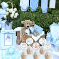 thumbnail image 2 of 36pcs Blue Baby Clothes Cupcake Toppers for Boy, Boy Baby Shower Cupcake Toppers, Baby Clothes Shower Decorations, a Sweet Baby Boy Is On The Way Decorations, 2 of 6