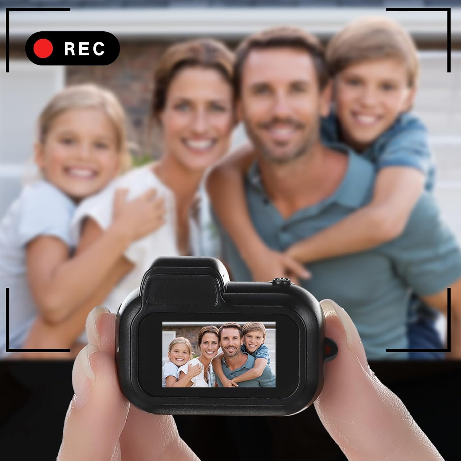 Mini Keychain Camera 1080p Mini Photo Video Camera Retro Portable Micro Video Camcorder with 100 Mins Long Battery Life for Travel Study Recording