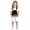a-67Black185, variant on Girls Gradient Print Romper Adjustable Strap For Kids Fashion Themed Children With Pockets Jumpsuits For Everyday Wear And Summer Birthday One-Pieces