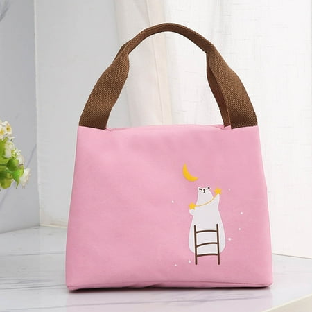 

School Year Savings Botrong Oxford Cloth Lunch Bag Outdoor Picnic Bag Portable Lunch Bag Bento Bag Large Heat Preservation Bag Ice Bag Gifts for Family on Clearance