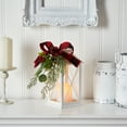 thumbnail image 3 of Nearly Natural 12" Holiday Lantern with Berries, Pine Artificial Christmas Arrangement, Green, 3 of 4