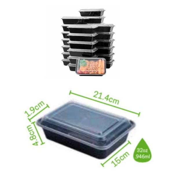 Contenedor rectangular para microondas
