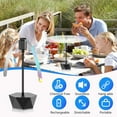thumbnail image 3 of Fly Fans for Tables Rechargeable Fly Repellent Fans for Indoor Outdoor Keep Flies Away, Flies Spinner Table Top with Holographic Blades, Bug Traps for Picnic, Party, BBQ (Black, 3Packs), 3 of 5