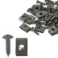 thumbnail image 1 of 20 Juegos 4.2x16mm Coche Clips U Clip Tornillo Surtido Verde, 1 of 1