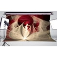 thumbnail image 3 of ABPHOTO Polyester Exquisite Magnified Red and White Intersection Background Abstract Backdrops Art Photo Studio Backdrop 7x5ft Photography Background Wall, 3 of 5