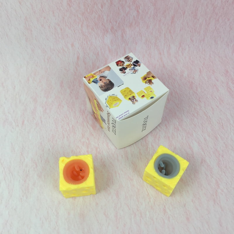 TUQGTZ Squeeze toys - Adorable Cheese & Mouse Design,Satisfying Stress Relief