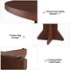 thumbnail image 5 of Yeshouse Mesa de comedor redonda para 4-6 personas - Mesa de comedor circular de 120 cm con base de pedestal resistente, ideal para espacios pequeños, ideal para sala de estar, cocina y apartamento, 5 of 7