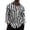 a-Black125, variant on FINALGANG Mens Long Sleeve Striped Shirt Color Block Button Down Collar Loose Fit Shirt With Bust Pocke For Casual Streetwear Daily Wear Red L