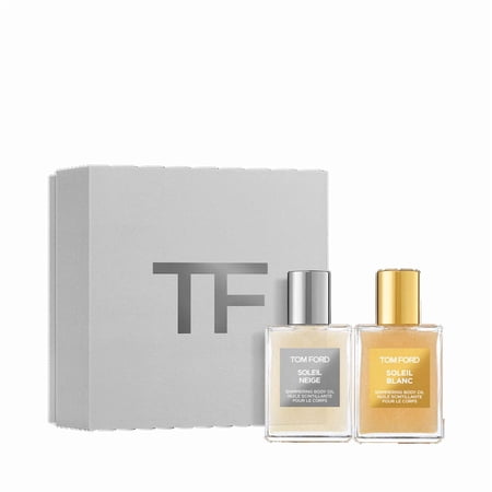 Tom Ford Soleil Shimmering Body Oil Duo - Soleil Blanc and Soleil Neige - 1.5 fl oz / 45 mL each Travel Size