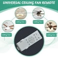 thumbnail image 3 of Kit de Control Remoto Universal para Ventilador de Techo, Controlador de Luz de Ventilador de CC de Bajo Voltaje de 30 W, 6 Velocidades y Temporizador., 3 of 6