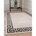 thumbnail image 2 of Unique Loom Tapis Design de Bordure Athens 5' x 8' Rectangulaire Beige/noir, 2 of 4