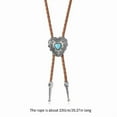 thumbnail image 5 of 3Pcs Metal Heart Bolo Tie Cowboy Jewelry Necktie for Music Festivals, 5 of 11