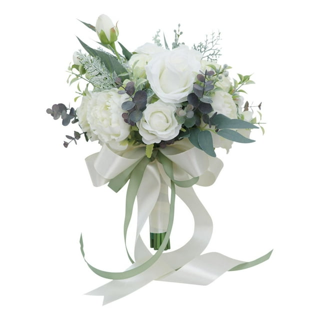 boda para novia, ramo boda, flores artificiales, rosa, Penoy para , iglesia perfecl Ramo de novia