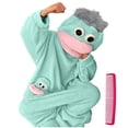 thumbnail image 4 of Xyant Funny Big Mouth Monster Onesie Pajamas for Men Women Oversized Plush Fleece Hooded One Piece for Sleep & Party, 4 of 4