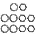 thumbnail image 4 of Pack of Socket Nuts + Washers for Electric Guitar Accessory - Black, 4 of 7