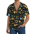 thumbnail image 3 of Sigee Basketball Print Men's Shirts Casual Button Down Short Sleeve Summer Beach Shirt Hawaiian Vacation Shirts Tee Shirt-Small, 3 of 7