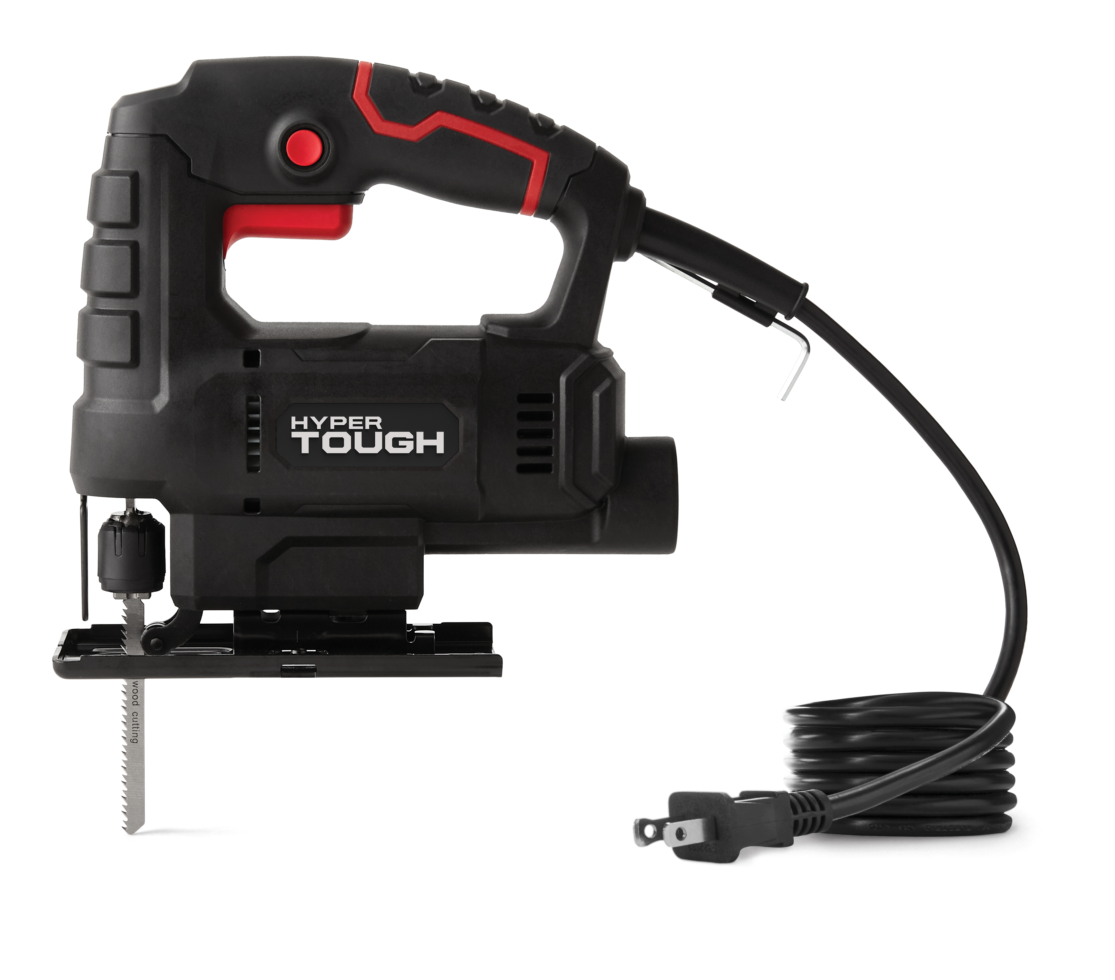 Hyper Tough 3.5-Amp Corded Jig Saw, Corded, 120 Volt, Model Number 44002, for Wood-Cutting