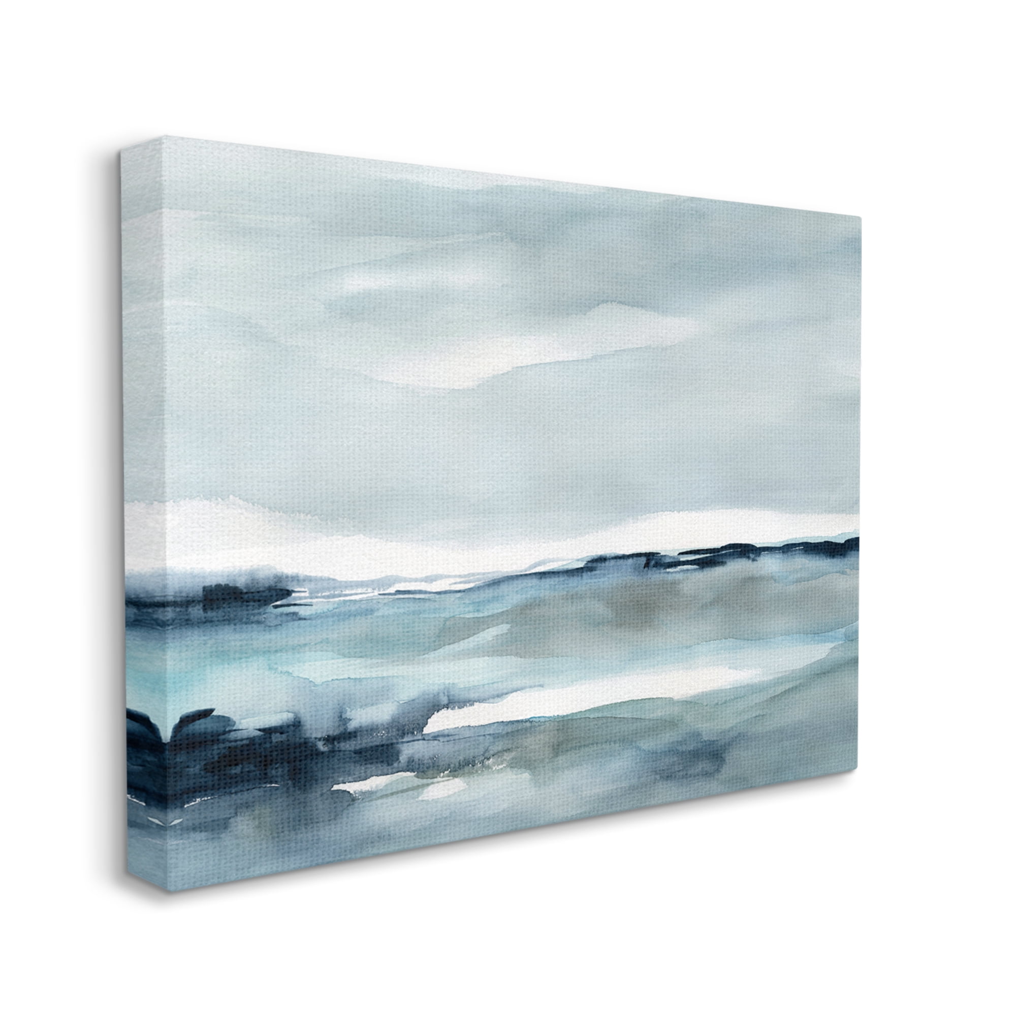 Stupell Industries Desolated Northern Polar Ocean Abstract Scenery View ,48 x 36, Design by Carol Robinson