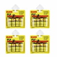 thumbnail image 2 of 16-Pack Sticky Fly Paper Ribbons, Extra Strong Indoor/Outdoor Fruit Fly Traps, Non-Toxic Insect Catcher for Houseflies, Gnats, and Mosquitoes, Easy to Use & Long Lasting, 2 of 9