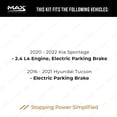 thumbnail image 2 of MAX Advanced Brakes - Brake Kit For 2021 Hyundai Tucson| Carbon Ceramic Brake Pad and Rotor Kit Front and Rear| Daily Driving OE Replacement Brake Rotors, 2 of 9