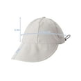 thumbnail image 2 of Luxtrada Womens Sun Visor Hats Wide Brim Beach Hats for Women UV Protection Foldable Sun Hat (Beige), 2 of 6