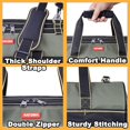 thumbnail image 4 of UTAH-rolling tool bag with wheels for Electrician HVAC Tool Bag Organizer Hidden pull rod, plastic bottom, lightweight, 4 of 4