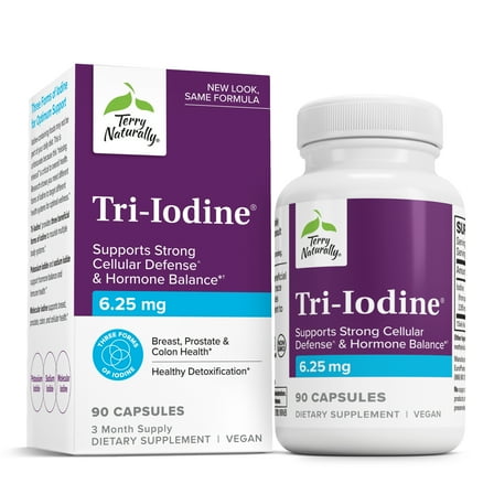 Terry Naturally Tri-Iodine - 6.25mg, 90 Capsules